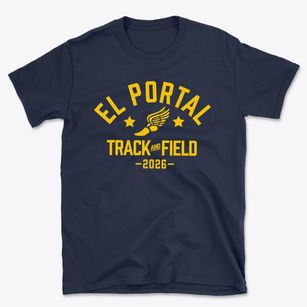 El Portal Elementary School Track and Field Basic T-Shirt