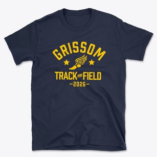 Grissom Junior High School Track and Field Basic T-Shirt