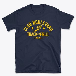 Club Boulevard Humanities Magnet School Track and Field Basic T-Shirt