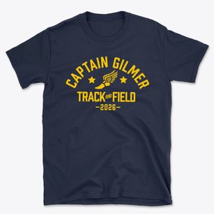 Captain Gilmer School Track and Field Basic T-Shirt