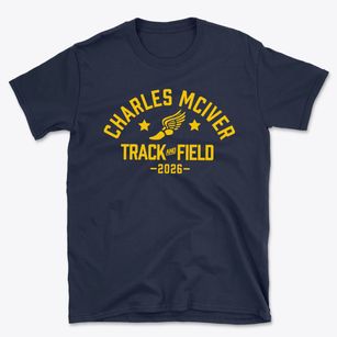 Charles Mciver School Track and Field Basic T-Shirt