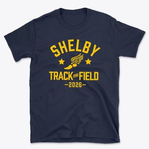 Shelby High School Track and Field Basic T-Shirt