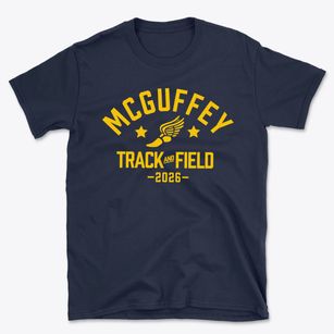 Mcguffey Elementary School Track and Field Basic T-Shirt