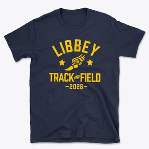 Libbey High School Track and Field Basic T-Shirt