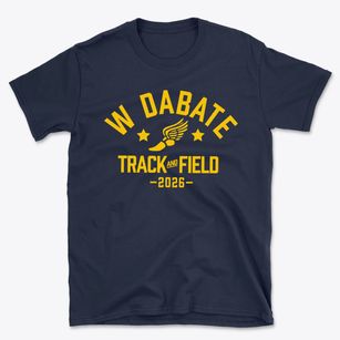 W Dabate Memorial Elementary School Track and Field Basic T-Shirt