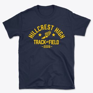 Hillcrest High School Track and Field Basic T-Shirt