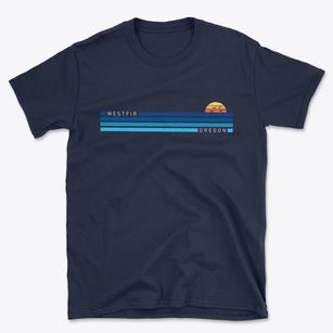 Westfir Oregon Water View Basic T-Shirt