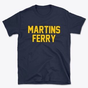 Martins Ferry Ohio Classic Block Basic T-Shirt