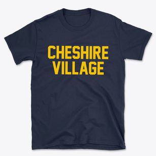 Cheshire Village Connecticut Classic Block Basic T-Shirt