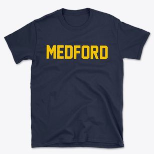 Medford Massachusetts Classic Block Basic T-Shirt