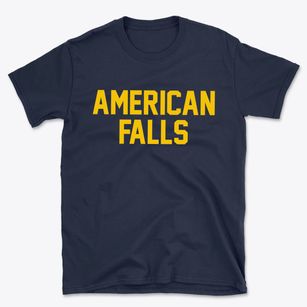 American Falls Idaho Classic Block Basic T-Shirt