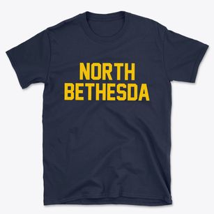 North Bethesda Maryland Classic Block Basic T-Shirt
