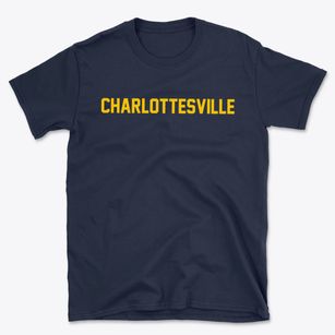 Charlottesville Virginia Classic Block Basic T-Shirt