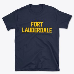 Fort Lauderdale Florida Classic Block Basic T-Shirt