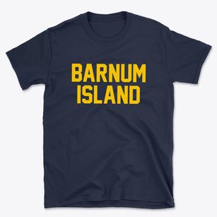 Barnum Island New York Classic Block Basic T-Shirt