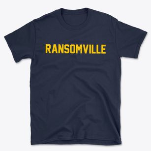 Ransomville New York Classic Block Basic T-Shirt