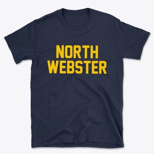 North Webster Indiana Classic Block Basic T-Shirt