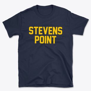 Stevens Point Wisconsin Classic Block Basic T-Shirt