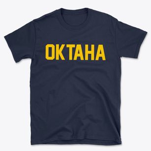 Oktaha Oklahoma Classic Block Basic T-Shirt
