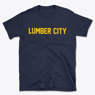 Lumber City Pennsylvania Classic Block Basic T-Shirt