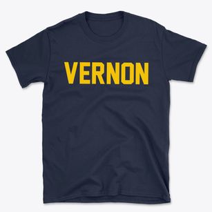 Vernon Illinois Classic Block Basic T-Shirt