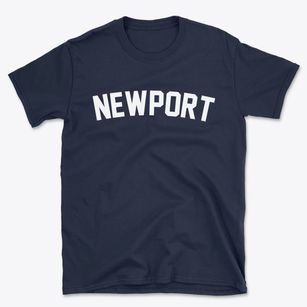 Newport Maine Classic Curve Basic T-Shirt