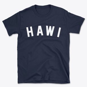 Hawi Hawaii Classic Curve Basic T-Shirt