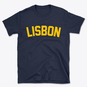 Lisbon New Hampshire Classic Curve Basic T-Shirt