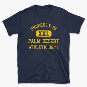 Palm Desert California Athletic Dept Basic T-Shirt