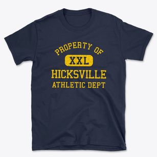 Hicksville New York Athletic Dept Basic T-Shirt