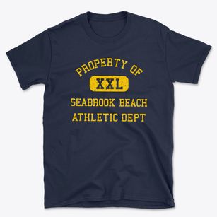 Seabrook Beach New Hampshire Athletic Dept Basic T-Shirt