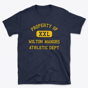 Wilton Manors Florida Athletic Dept Basic T-Shirt