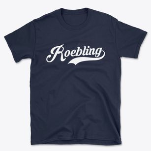 Roebling New Jersey Vintage Team Basic T-Shirt
