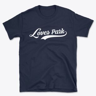 Loves Park Illinois Vintage Team Basic T-Shirt