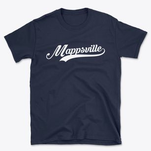 Mappsville Virginia Vintage Team Basic T-Shirt