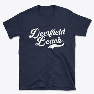 Deerfield Beach Florida Vintage Team Basic T-Shirt