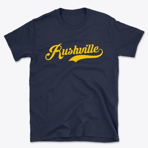 Rushville Indiana Vintage Team Basic T-Shirt