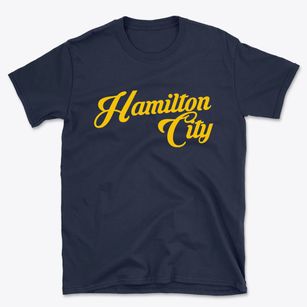 Hamilton City California Vintage Team Basic T-Shirt