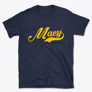Macy Nebraska Vintage Team Basic T-Shirt