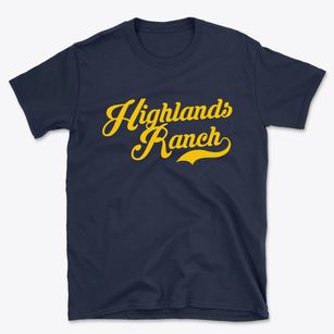 Highlands Ranch Colorado Vintage Team Basic T-Shirt