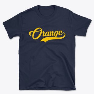 Orange New Hampshire Vintage Team Basic T-Shirt