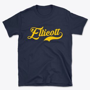 Ellicott New York Vintage Team Basic T-Shirt