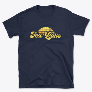 Fox Lake Wisconsin Sublime Sunset Basic T-Shirt