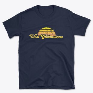 West Yellowstone Montana Sublime Sunset Basic T-Shirt