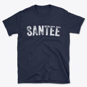 Santee California Timeless Retro Basic T-Shirt