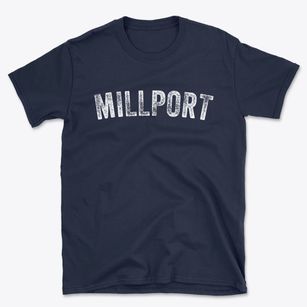 Millport New York Timeless Retro Basic T-Shirt
