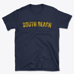 South Beach Florida Timeless Retro Basic T-Shirt