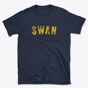 Swan Iowa Timeless Retro Basic T-Shirt
