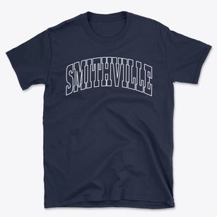 Smithville Texas Trendy Block Basic T-Shirt