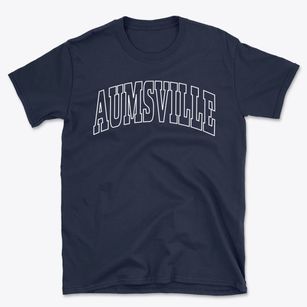 Aumsville Oregon Trendy Block Basic T-Shirt